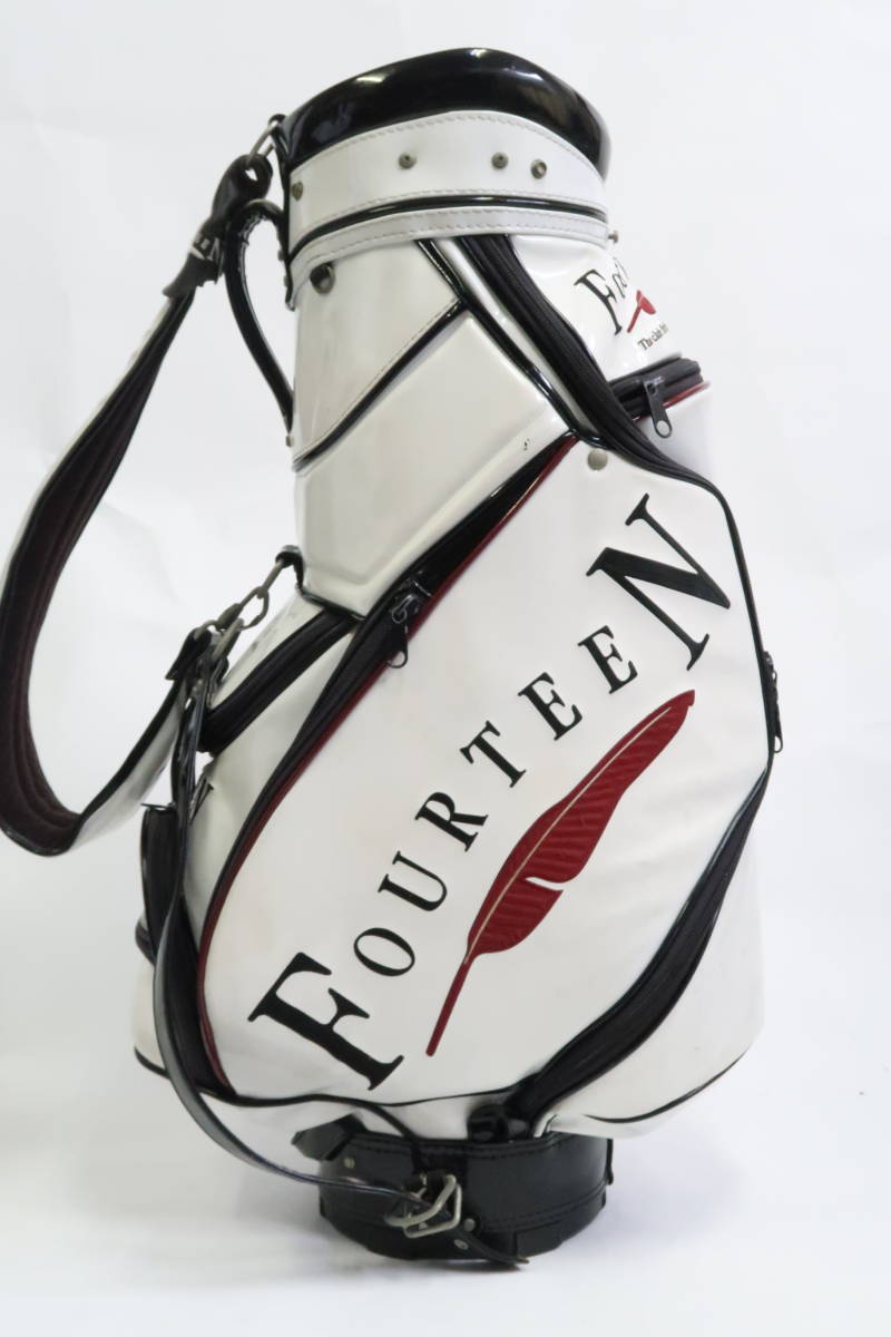 FOURTEEN ホワイト キャディバッグ Golf Sports 【公式通販】