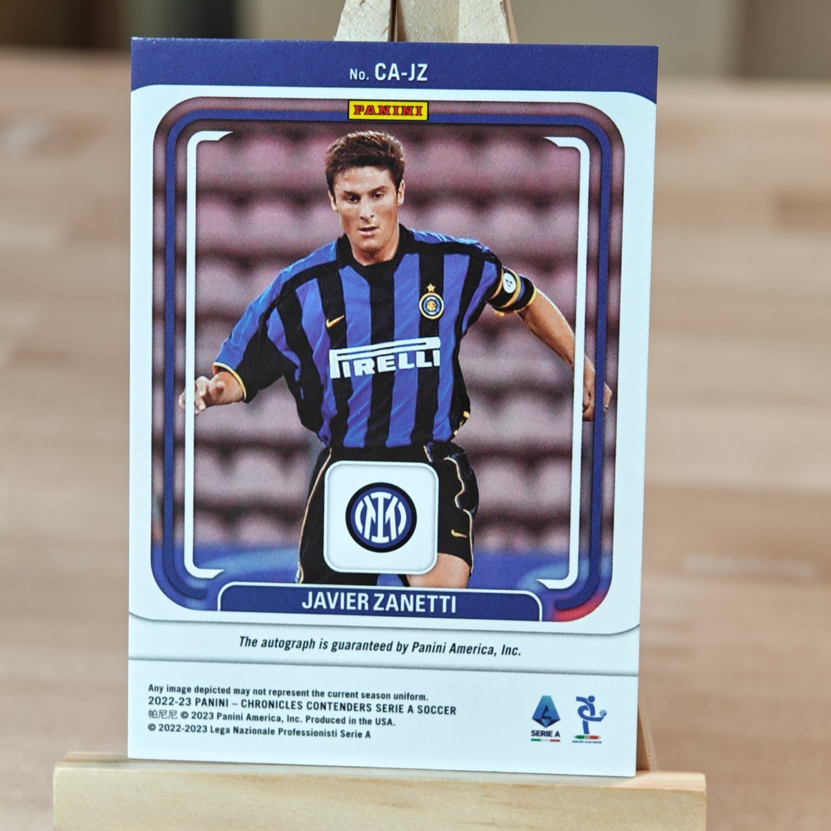 299枚限定 ハビエル サネッティ 2022-23 Panini Chronicles Javier