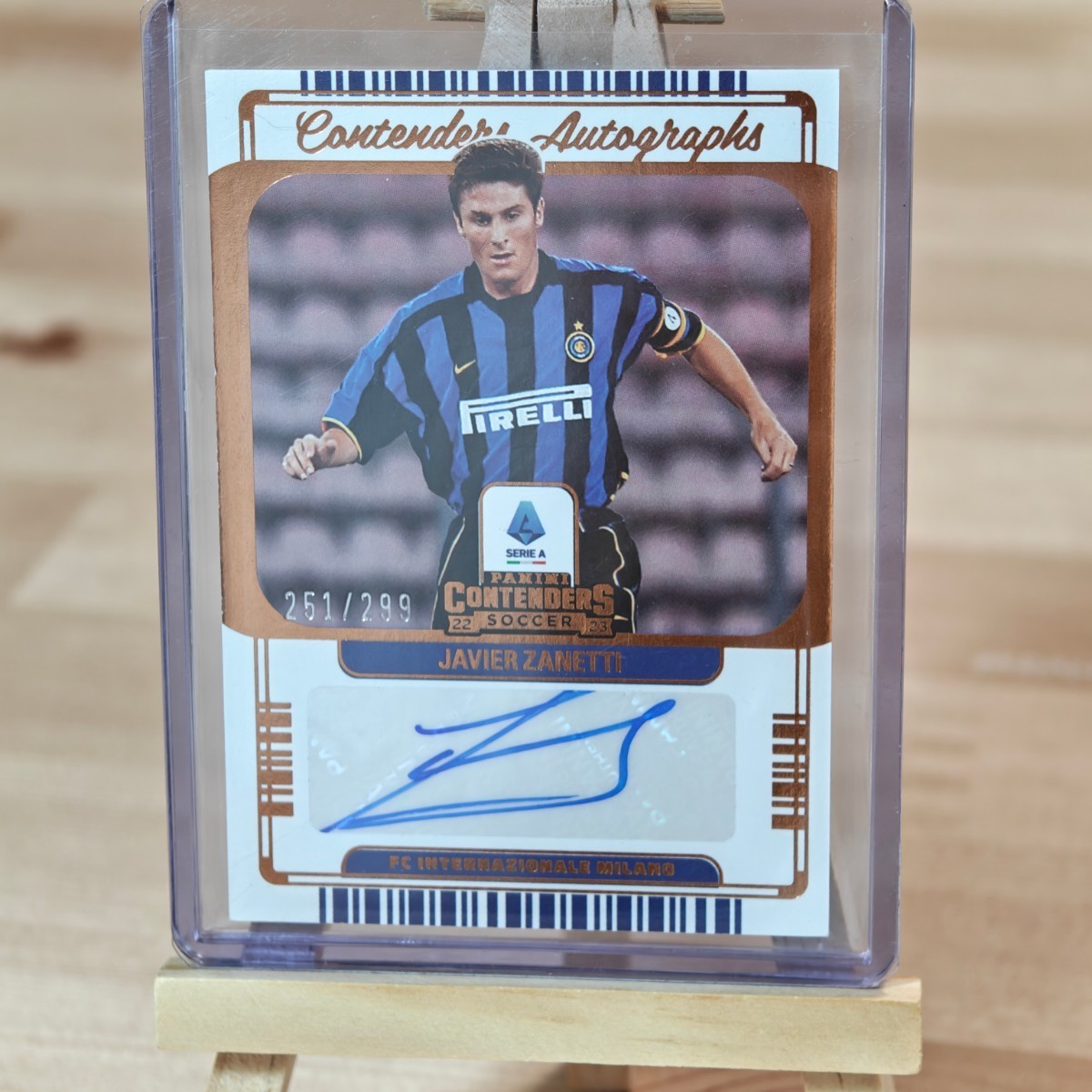 299枚限定 ハビエル サネッティ 2022-23 Panini Chronicles Javier