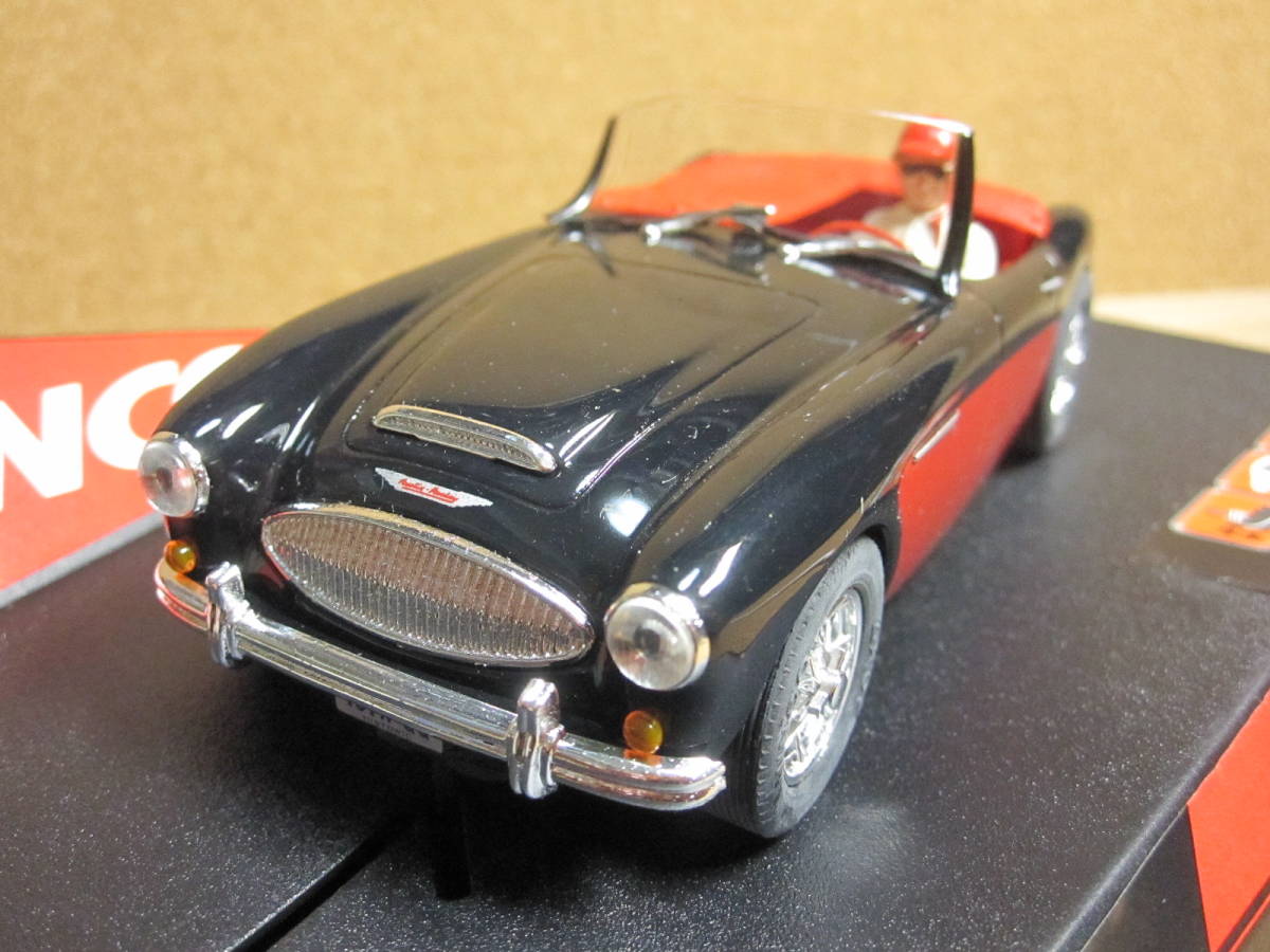 ☆オースチン・ヒーレー MkⅢ ロードスター：スロットミニカー☆1/32☆NINCO☆美品・ケースはダメージ有☆未使用・動作未確認☆