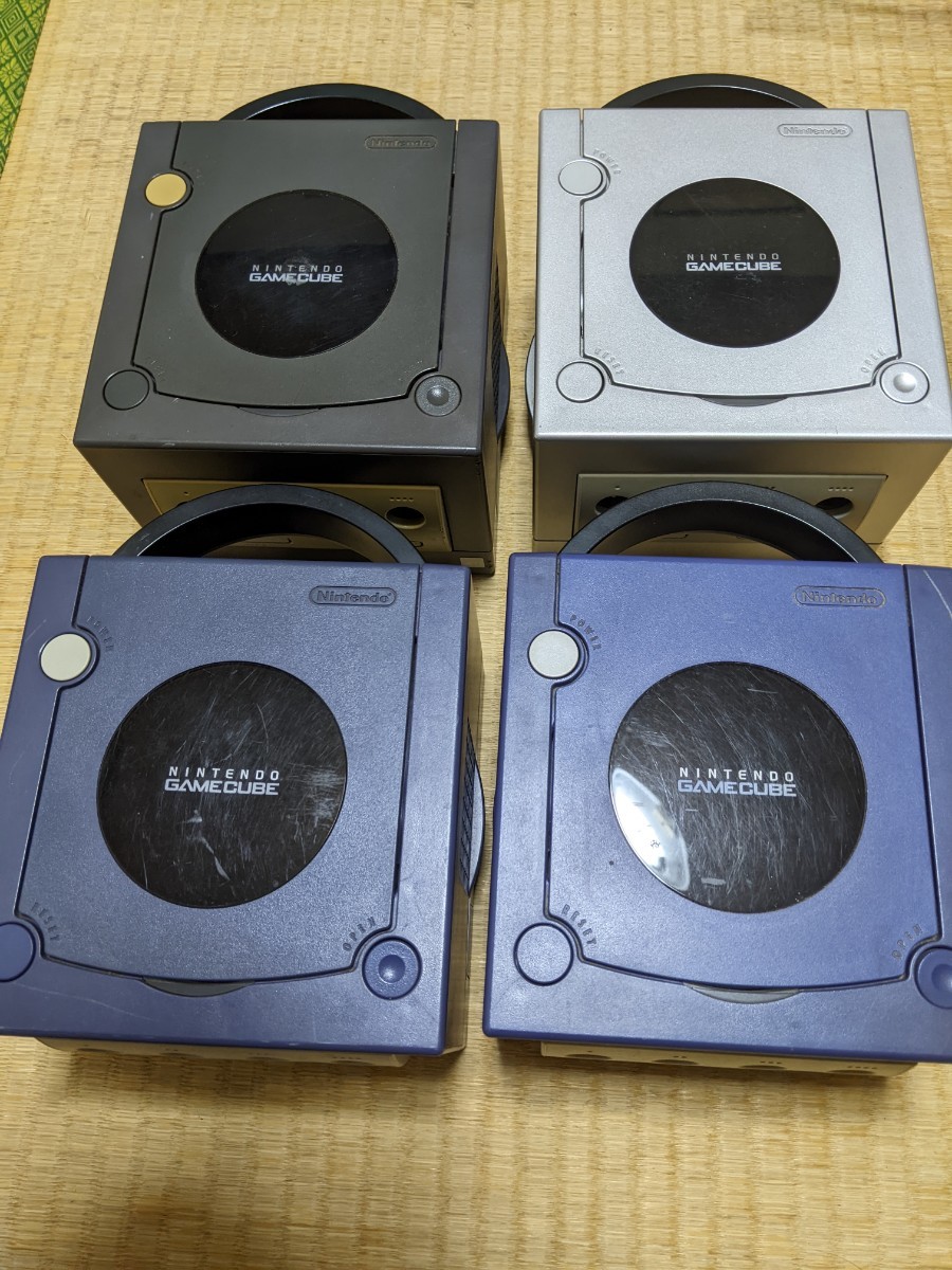 ゲームキューブ 本体 4台 ジャンク扱い 21. ゲームキューブ本体ジャンク4台