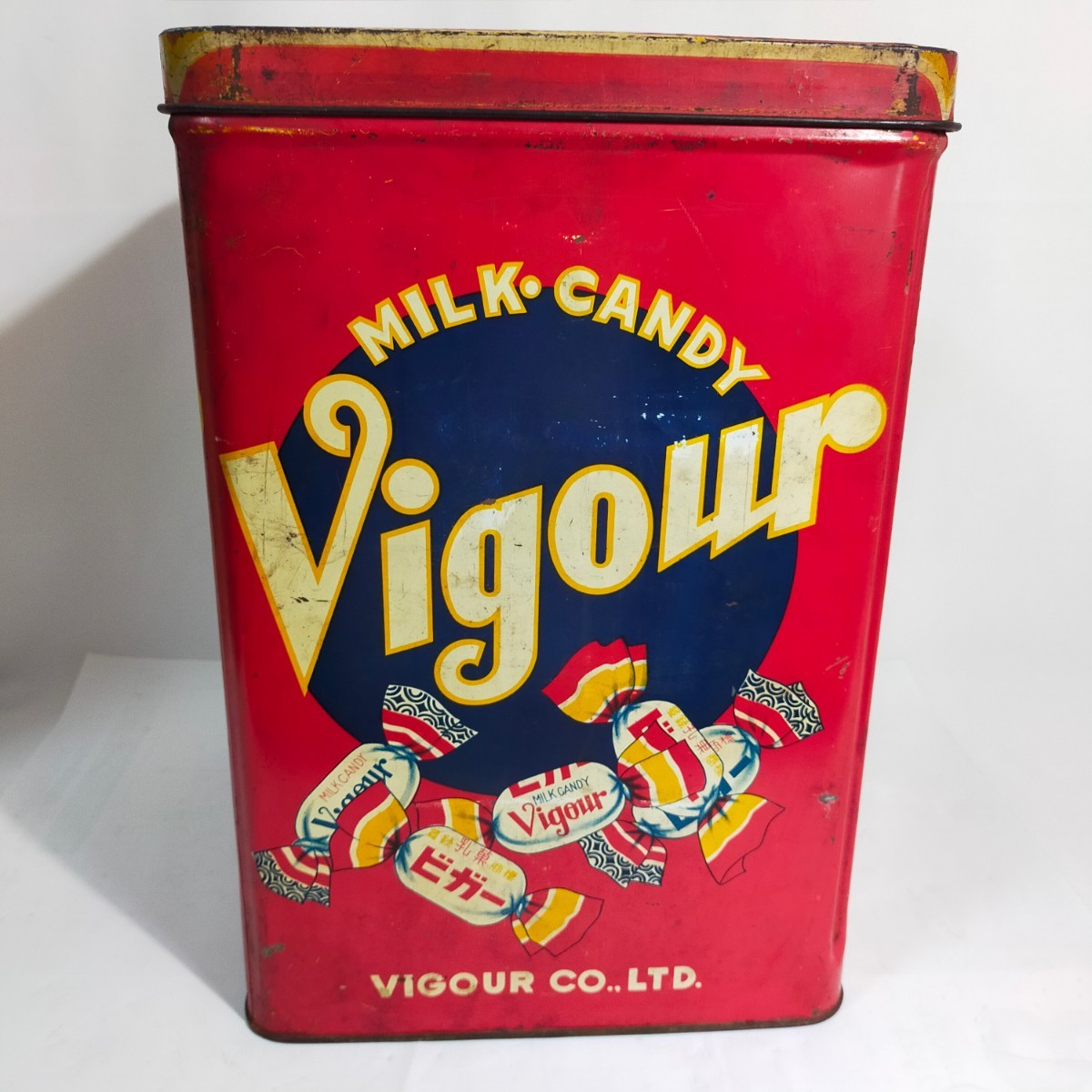 NN0303 549 VIGOUR MILK CANDY 乳菓 ビガーミルクキャンディ 一斗缶
