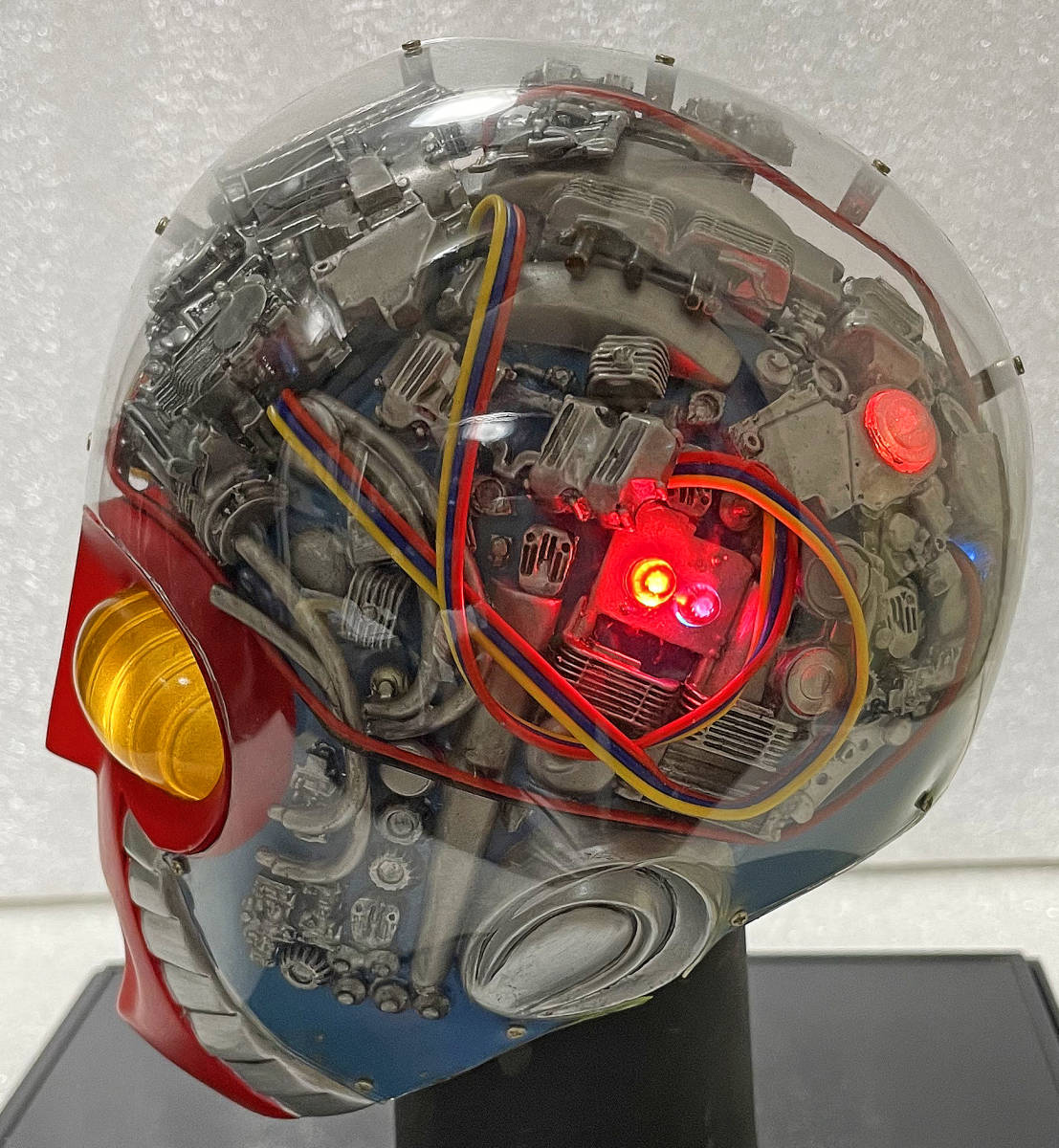 キカイダーマスク完成品 1/2 RMW 検索用：メディコム ccp rah hg S.H.