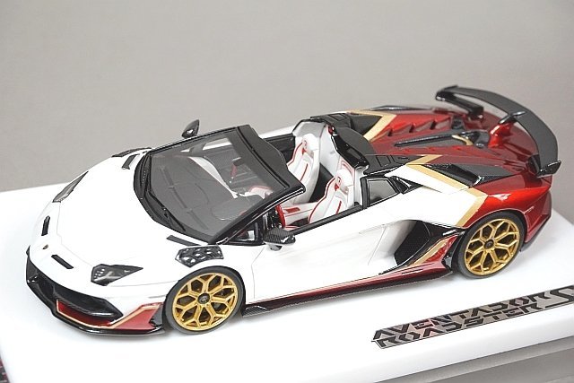  メイクアップ/ アイドロン 1/43 ランボルギーニ アヴェンタドール SVJ ロードスター アドペルソナム パールホワイト EM669B(乗用車)｜売買されたオークション情報、yahooの商品情報をアーカイブ 乗用車