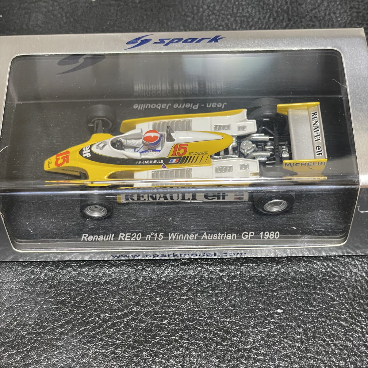 1&frasl;43 Spark S1759 ルノー RE20 1980年オーストリアGP優勝 #15