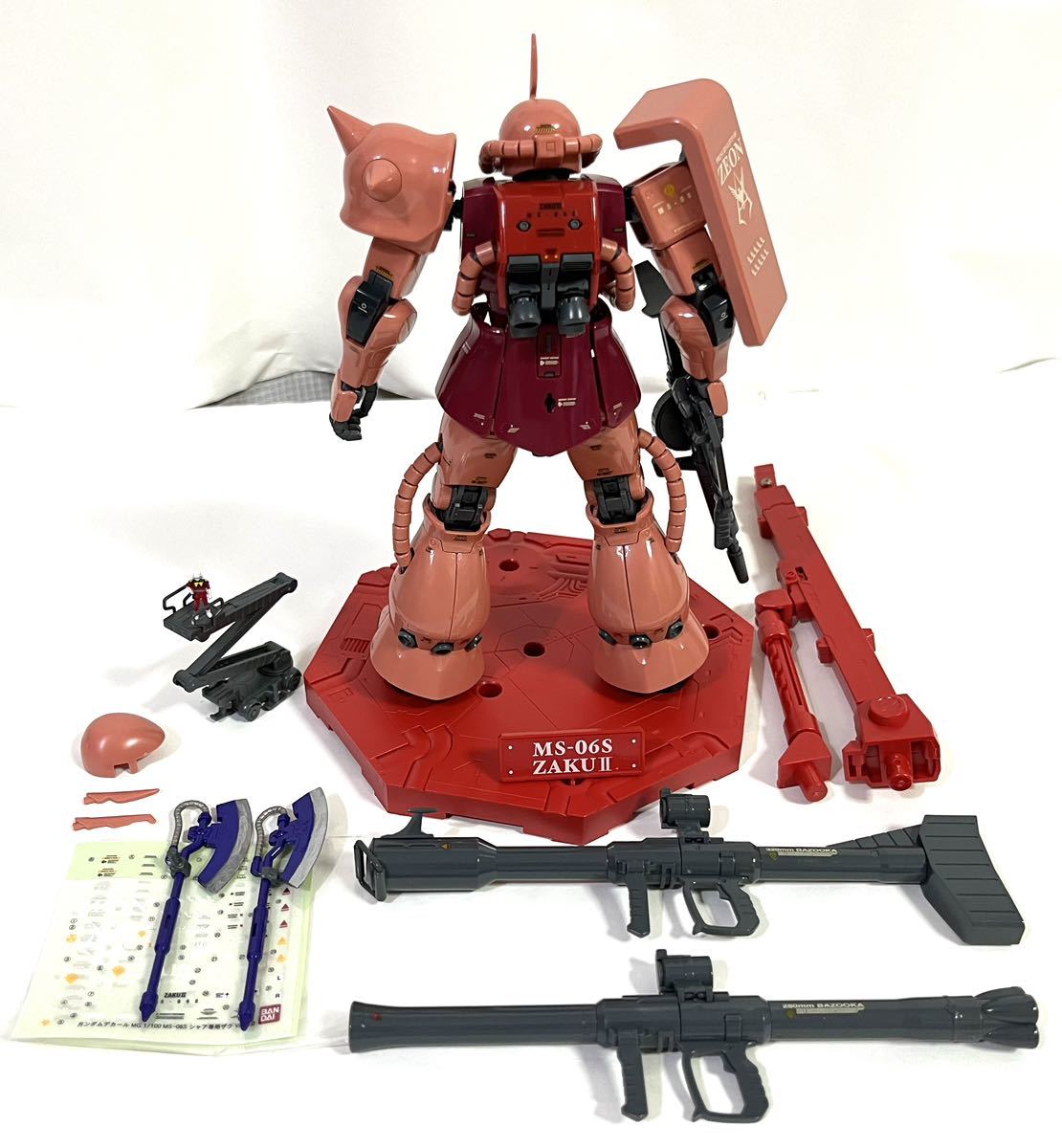ガンプラ MG ジャンク品 シャア専用6体セット（ジオング、リック 