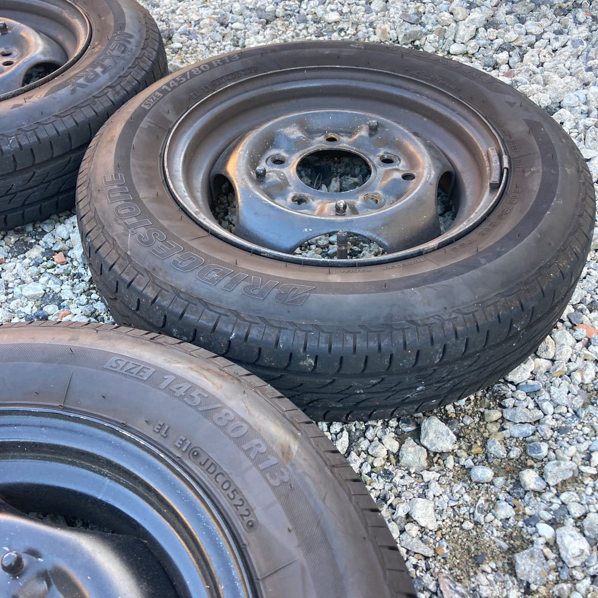 ホンダS800純正スチールホイル中古2本販売