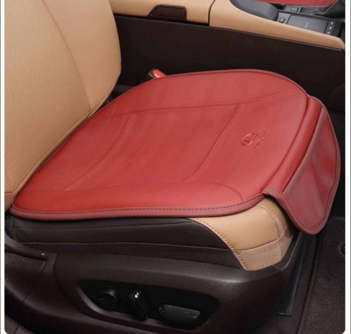 ナッパ革 レクサス 5D立体ロゴ シートクッション 座面クッション LS/LC/UX/NX/RX/RCF/ISF/IS/GS/ES/LX/SC 座布団 【1P】 レクサス シートクッション UX 座面クッション クッションの通販 シートクッション」の人気