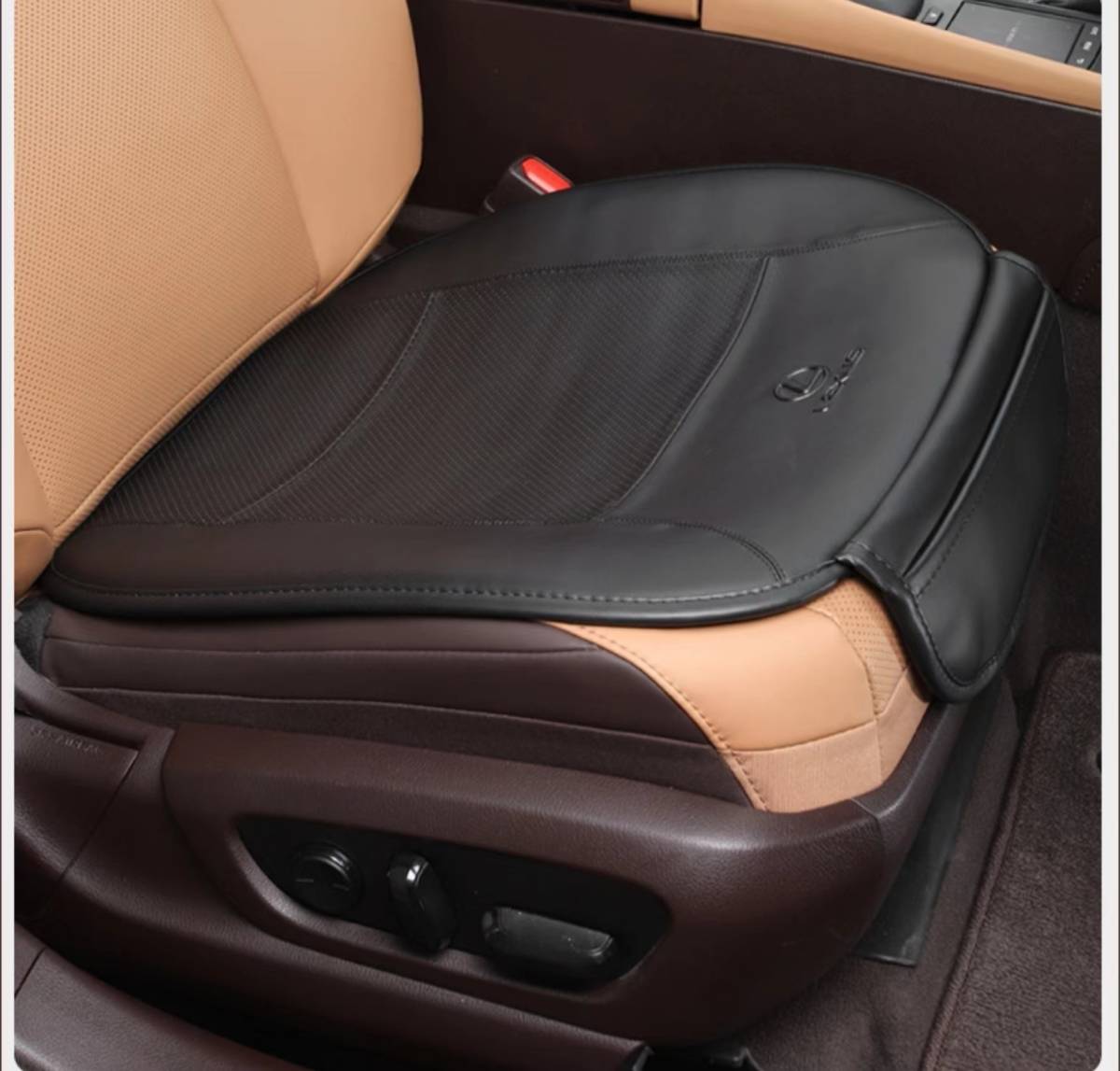 ナッパ革 レクサス 5D立体ロゴ シートクッション 座面クッション LS/LC/UX/NX/RX/RCF/ISF/IS/GS/ES/LX/SC 座布団 【1P】 レクサス シートクッション UX 座面クッション クッションの通販 シートクッション」の人気