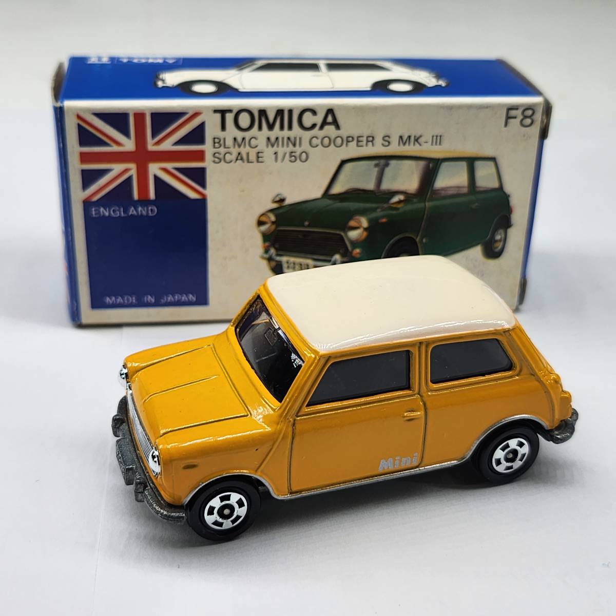 TOMICA 青箱 トミカ BLMC ミニ クーパーS マークIII 日本製 外国車