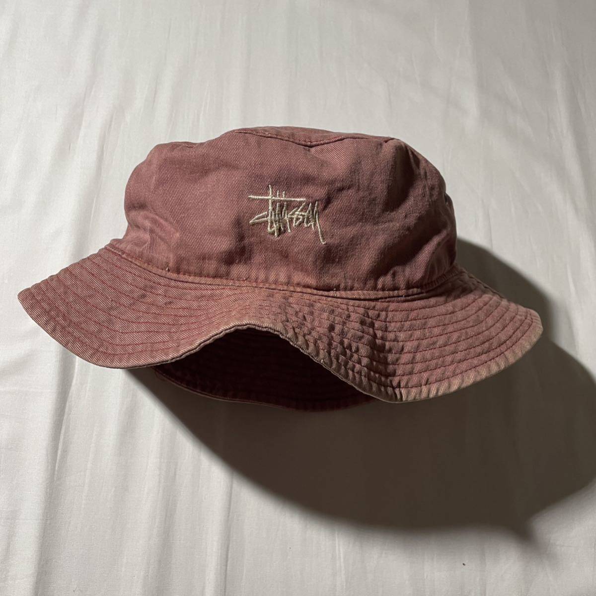 90s OLD stussy バケットハット ヴィンテージ OLD 90s STUSSY チェック