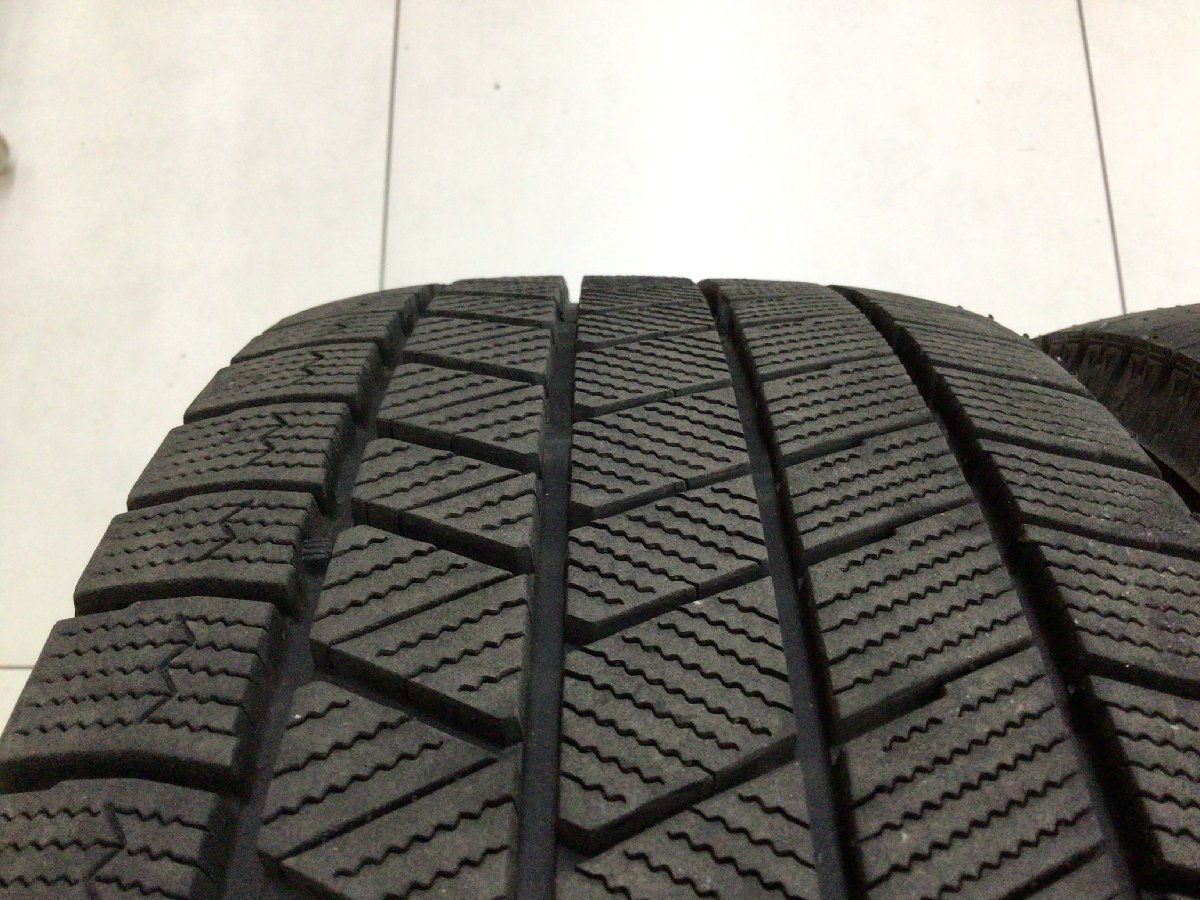 ★深溝ブリヂストンVRX3　225/65R17　マツダ純正17×7J+43　114.3/5H　CX-5取り外し品純正戻しや純正流用スペアとしてもオススメ★ ホイール 225&frasl;65R17 中古 CX-5 KF スタッドレス