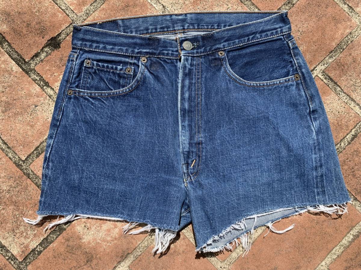 60S　ヴィンテージ　リーバイス　505E カットオフ　VINTAGE　LEVIS　大戦　501 501E 501XX 本物