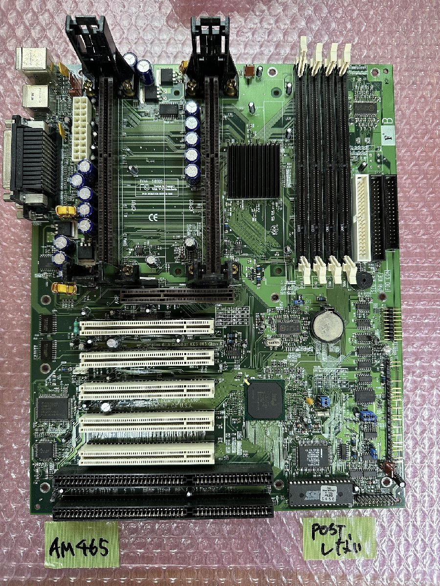 【送100サイズ】TYAN　Tiger 100 S1832D Rev.F　Slot1 Dual対応マザーボード POSTしない