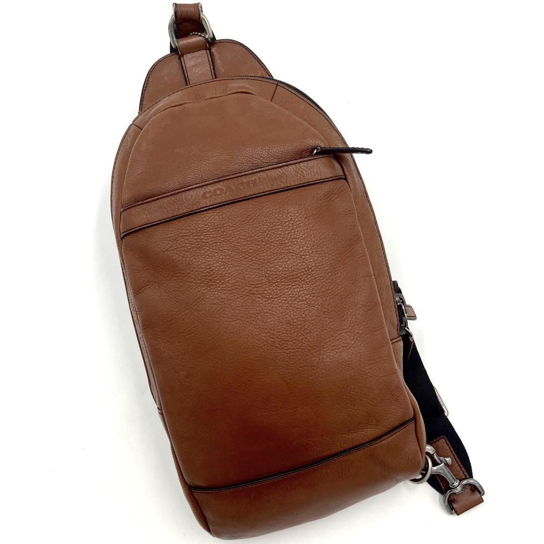 1円 【美品】COACH コーチ ショルダーバッグ ボディーバッグ 