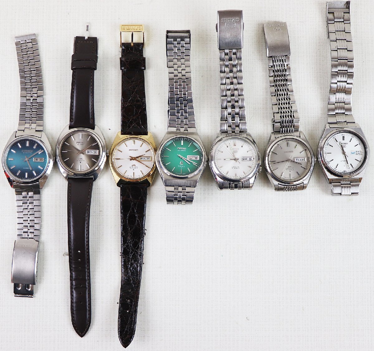 S◇ジャンク品◇腕時計 7点セット SEIKO/SITIZEN/LM/LORD MATIC/TYPE2 