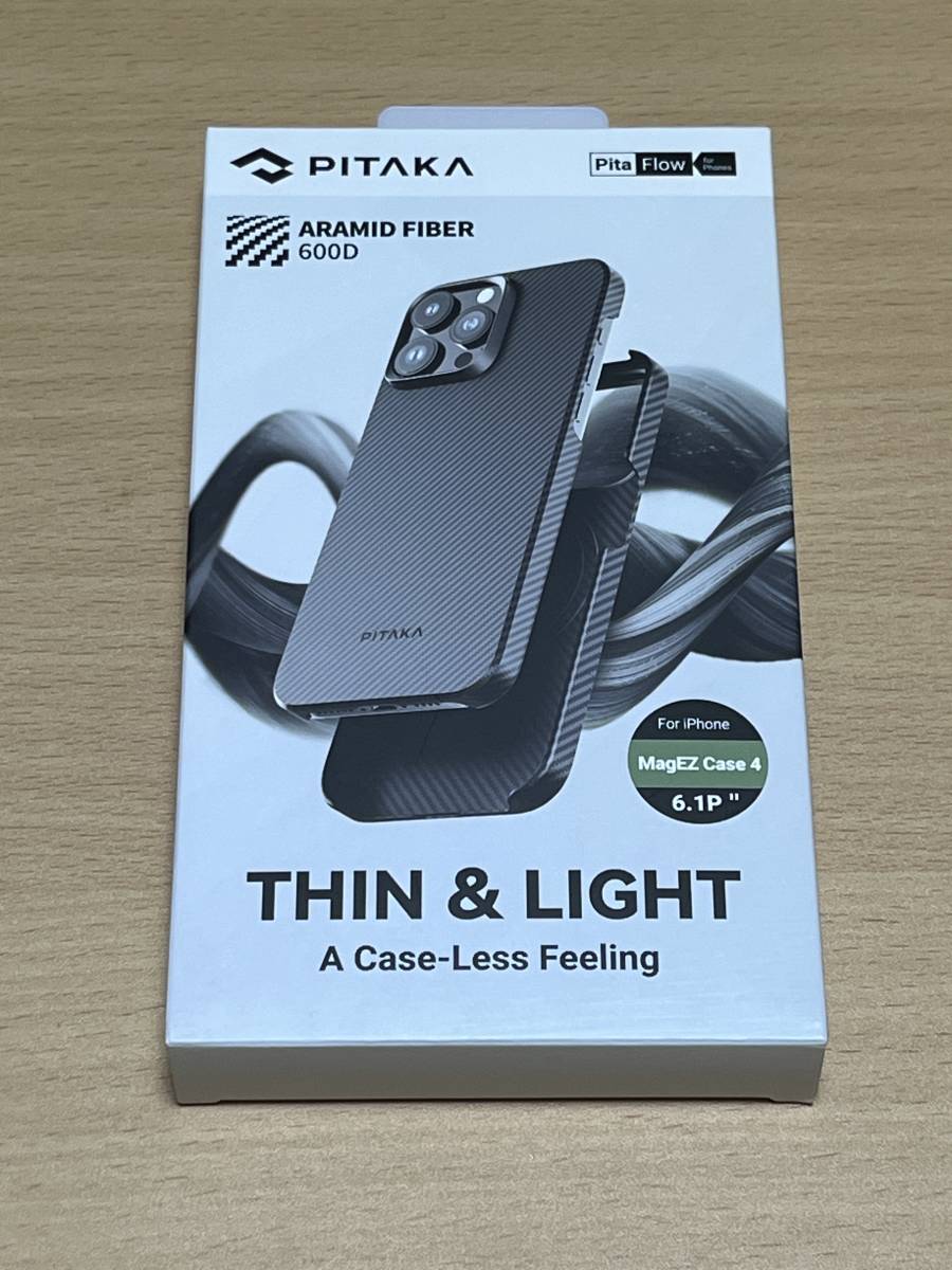 開封済・未使用】PITAKA iPhone 15 Pro ケース アラミド繊維 MagEZ