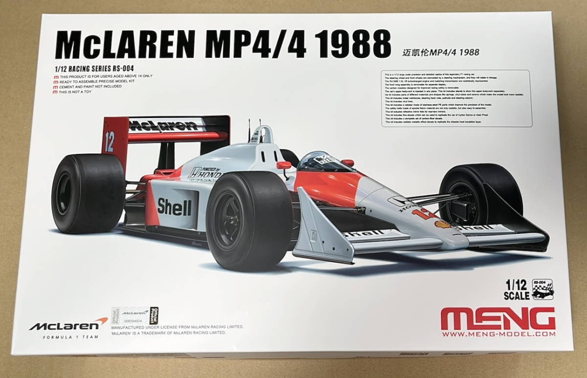 ★モンモデル 1/12 マクラーレンMP4/4 1988★