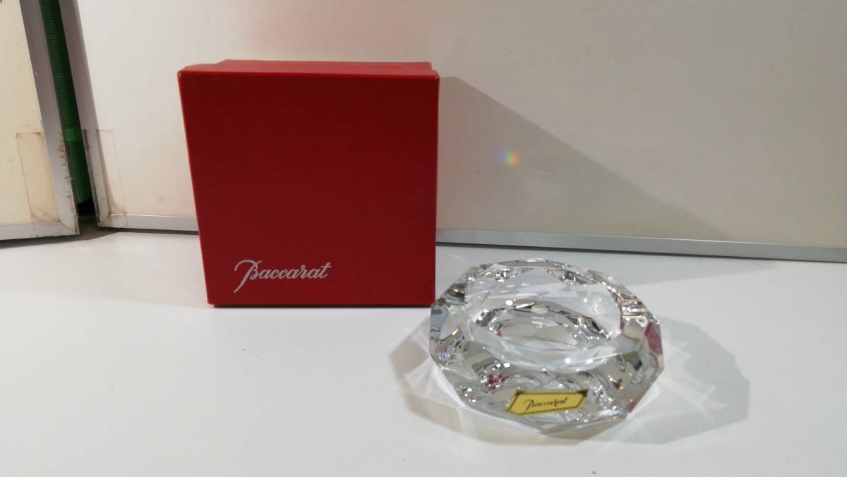 あ//H5802【未使用・保管品】 Baccarat バカラ クリスタルガラス 灰皿
