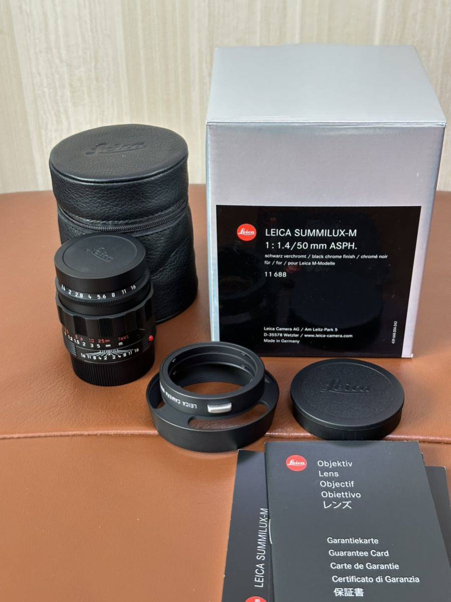 使用感無し】Leica Summilux 50mm f1.4 ブラックペイント | ほぼ未使用