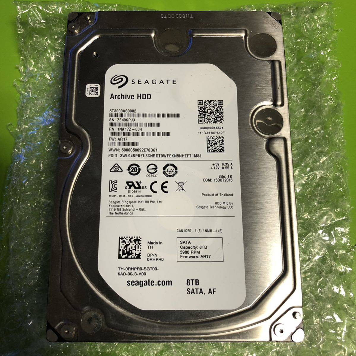 Seagate Barracuda 8TB 内蔵型HDD セット割】Seagate 8TB 内蔵型HDD 2