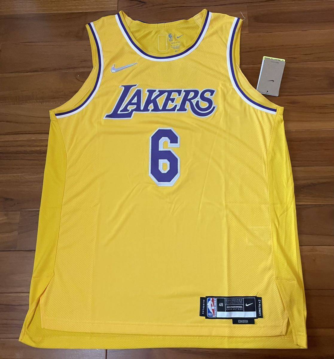 NBA レイカーズ レブロン オーセンティック ユニフォーム NBA75周年  