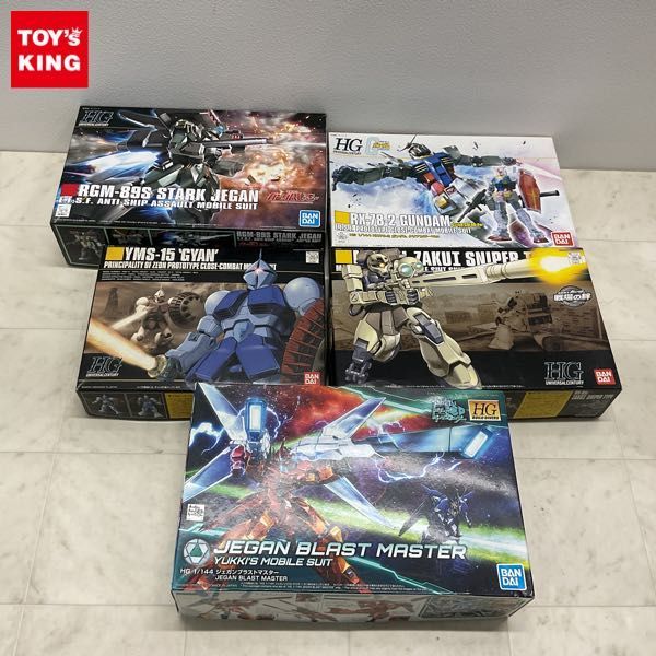 1円〜 HGUC等 1/144 ギャン ジェガンブラストマスター スタークジェガン 他