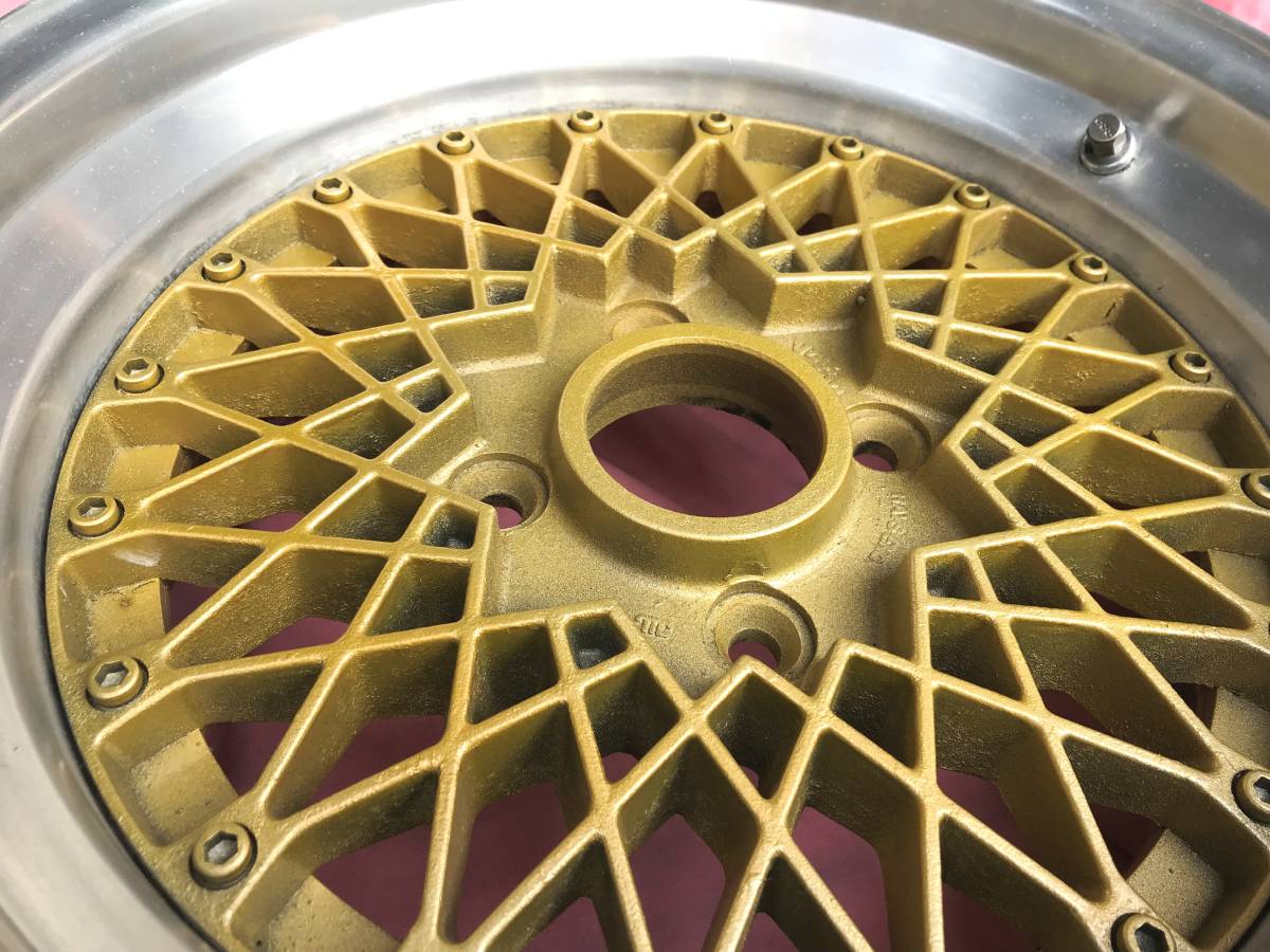 当時物 ボルクレーシング メッシュ 7J×15 オフセット+2くらい 2本 S13 AE86