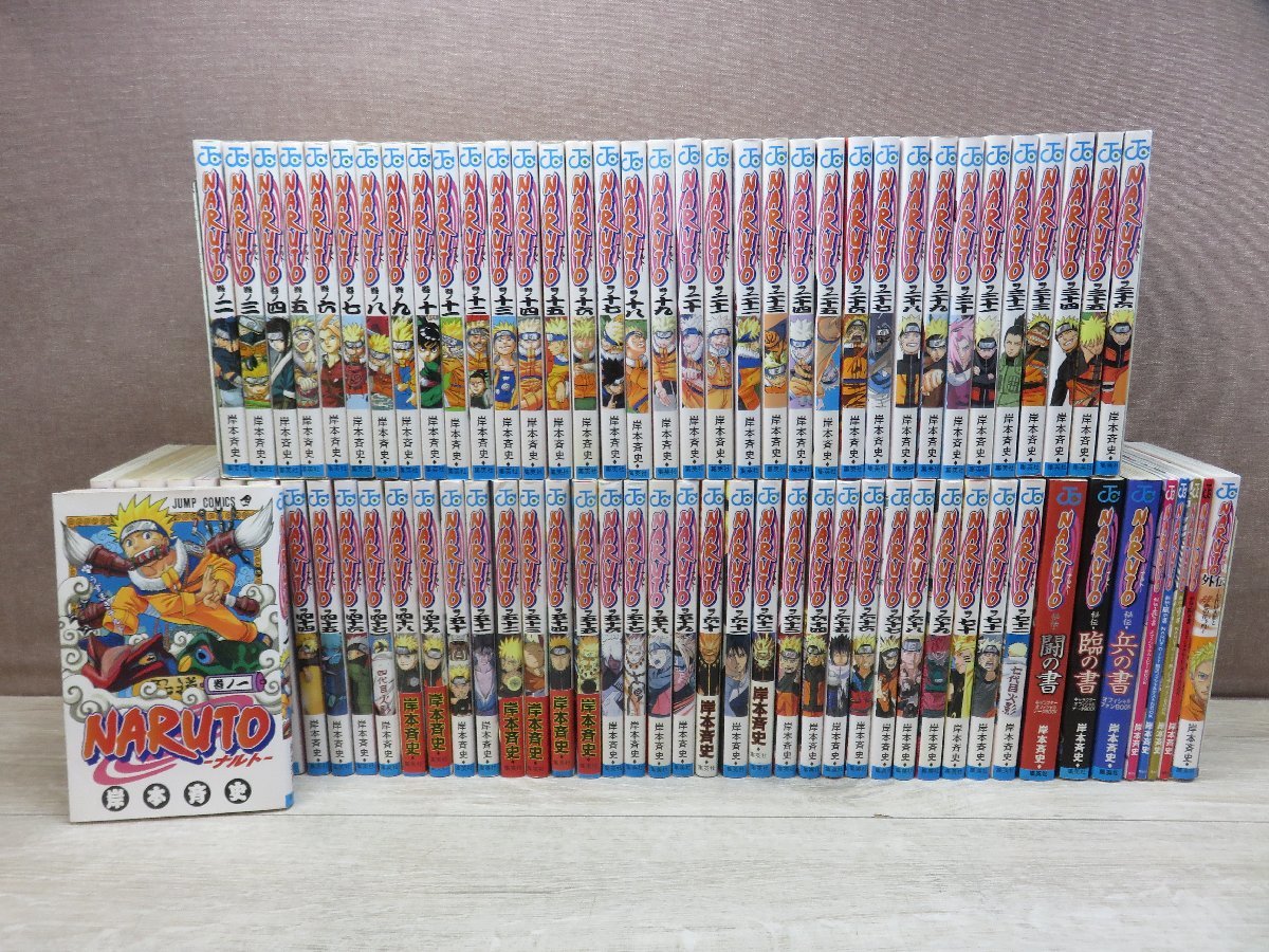 コミック全巻セット】 NARUTO ナルト 1巻～72巻 + 関連本8冊 岸本斉史