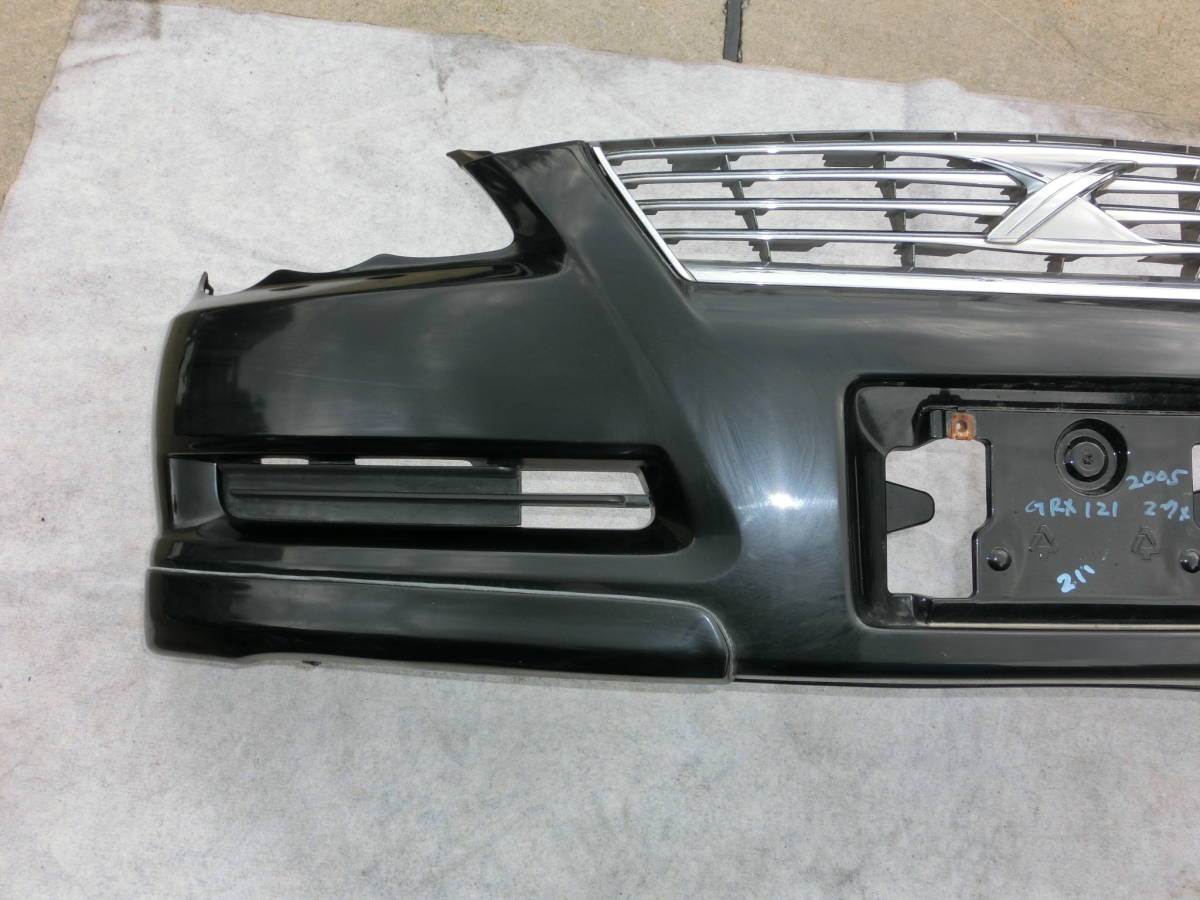 マークX　GRX121 2005年 フロントバンパー　211_4