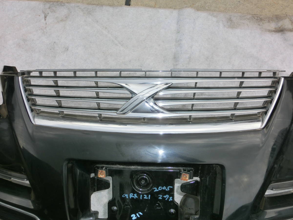 マークX　GRX121 2005年 フロントバンパー　211_8