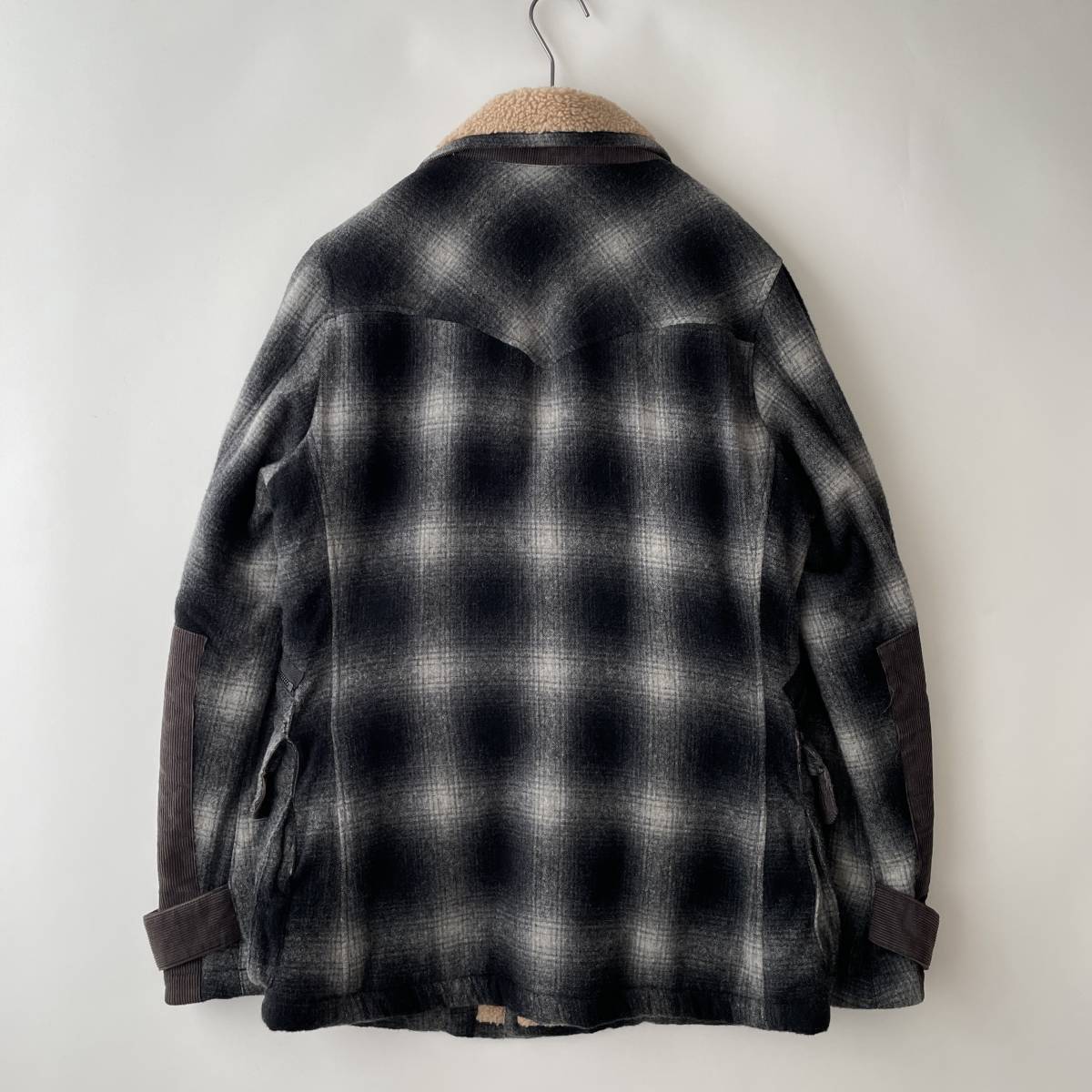 美品】nonnative size/0 (id) ノンネイティブ ボアコート ランチ  
