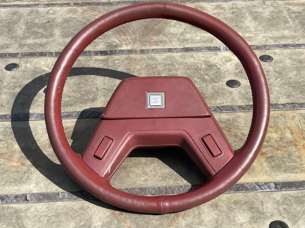 日産 フェアレディZ S130Z 赤 純正ステアリング (ステアリング 