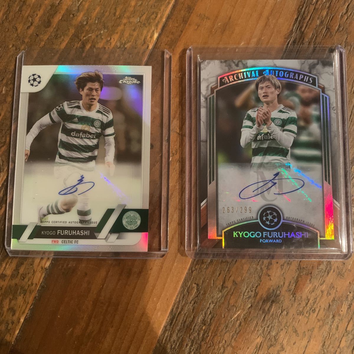 古橋亨梧 KYOGO FURUHASHI 2022-23 TOPPS CHROME / MUSEUM COLLECTION