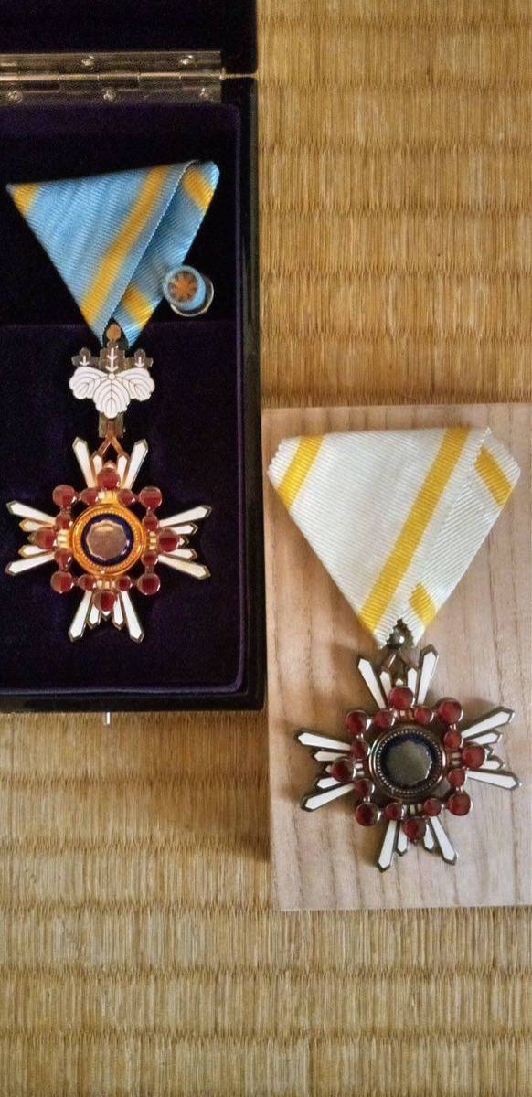 日本陸軍海軍勲章 】勲五等 瑞宝章 瑞宝雙光章 六級金鵄