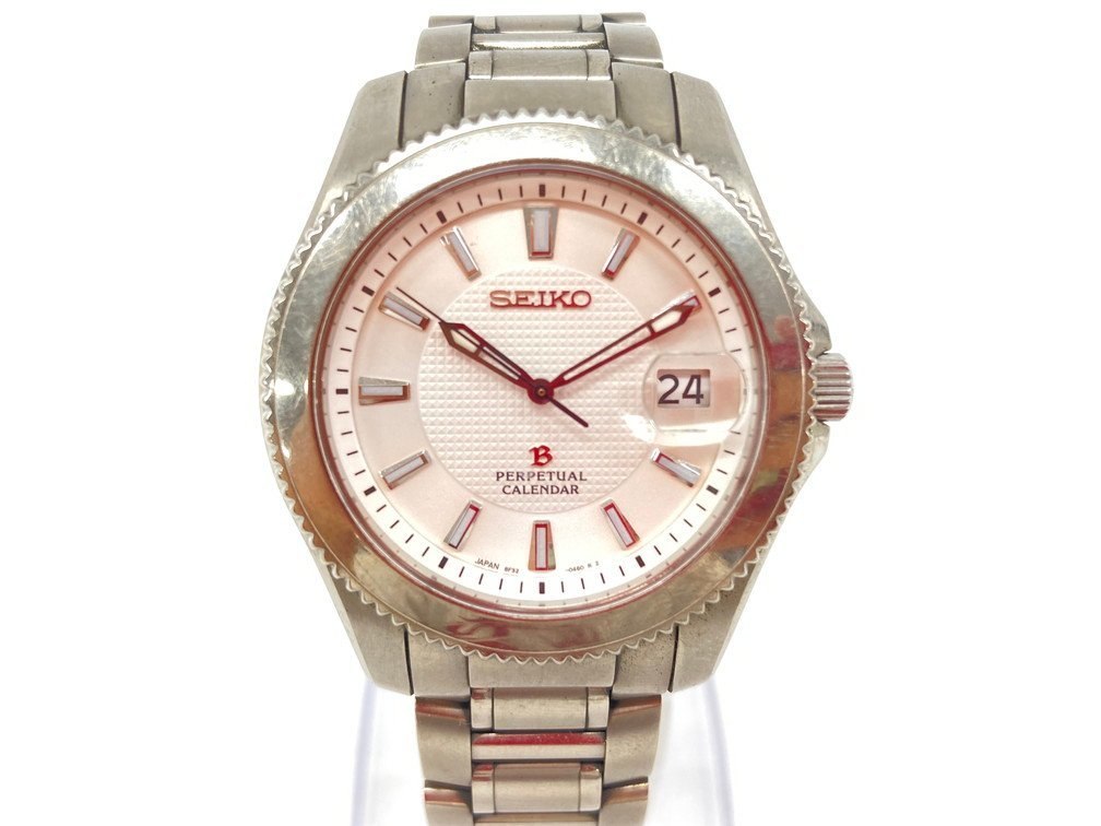 メンズ SEIKO PERPETUAL CALENDAR 腕時計 8F32-00B0