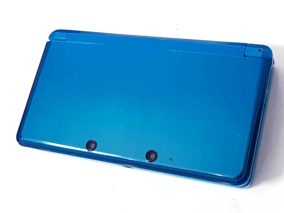 【動作確認済み】《綺麗》Nintendo 任天堂 ３ＤＳアクアブルー本体 