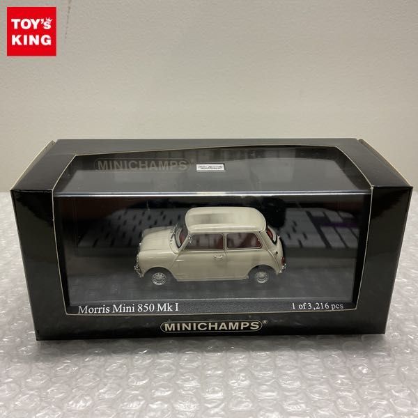 1円〜 ミニチャンプス 1/43 モーリス・ミニ 850 Mk I 1960 ホワイト