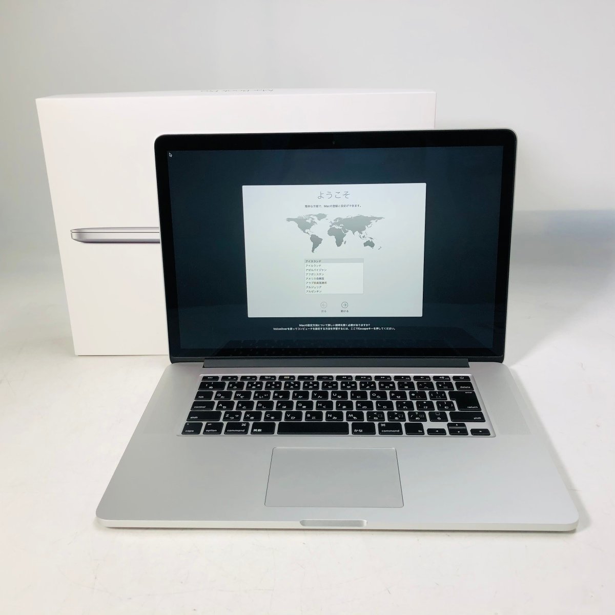 動作確認済み MacBook Pro Retina 15インチ (Mid 2015) Core i7 2.5GHz