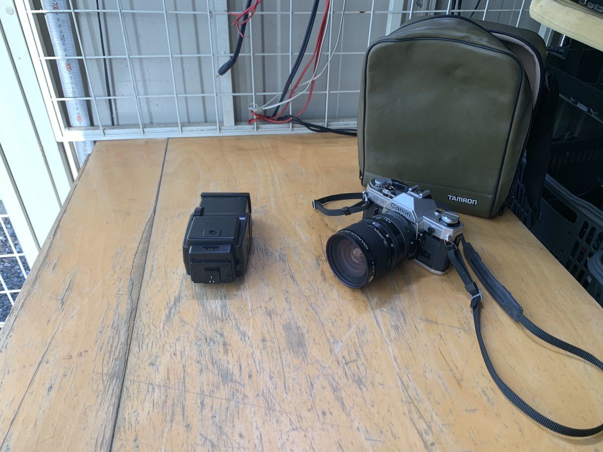 Canon AE-1 一眼レフ フイルムカメラ レンズ動作未確認ジャンク Canon