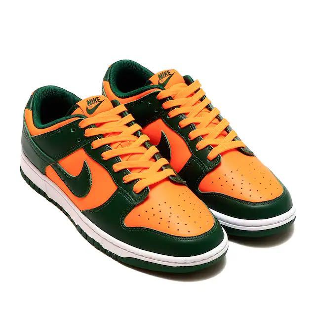 NIKE DUNK LOW RETRO GORGE GREEN ナイキ ダンク ロー DUNK Miami Hurricanes ダンク マイアミハリケーンズ DD1391-300マイアミダンク 27cm