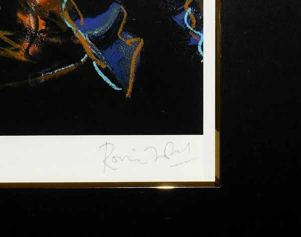 版画　　ミック・ジャガー（ローリング　ストーンズ）ロン・ウッド作 新入荷＊ ロンウッド(RONNIE WOOD)「Study of Mick II」限定版画/The