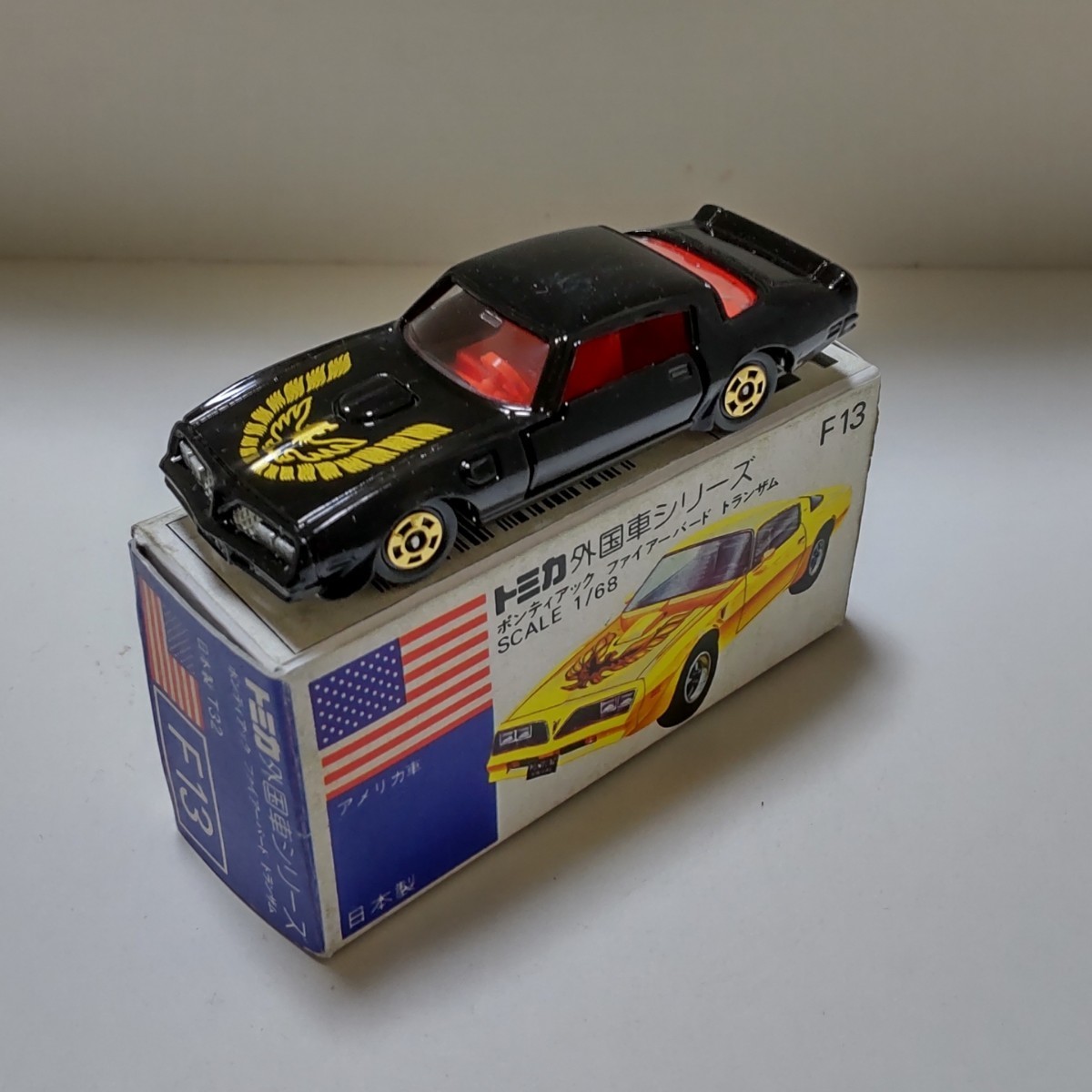 トミカ F42 ポンティアック ファイヤーバード コピー箱（おまけ）付き