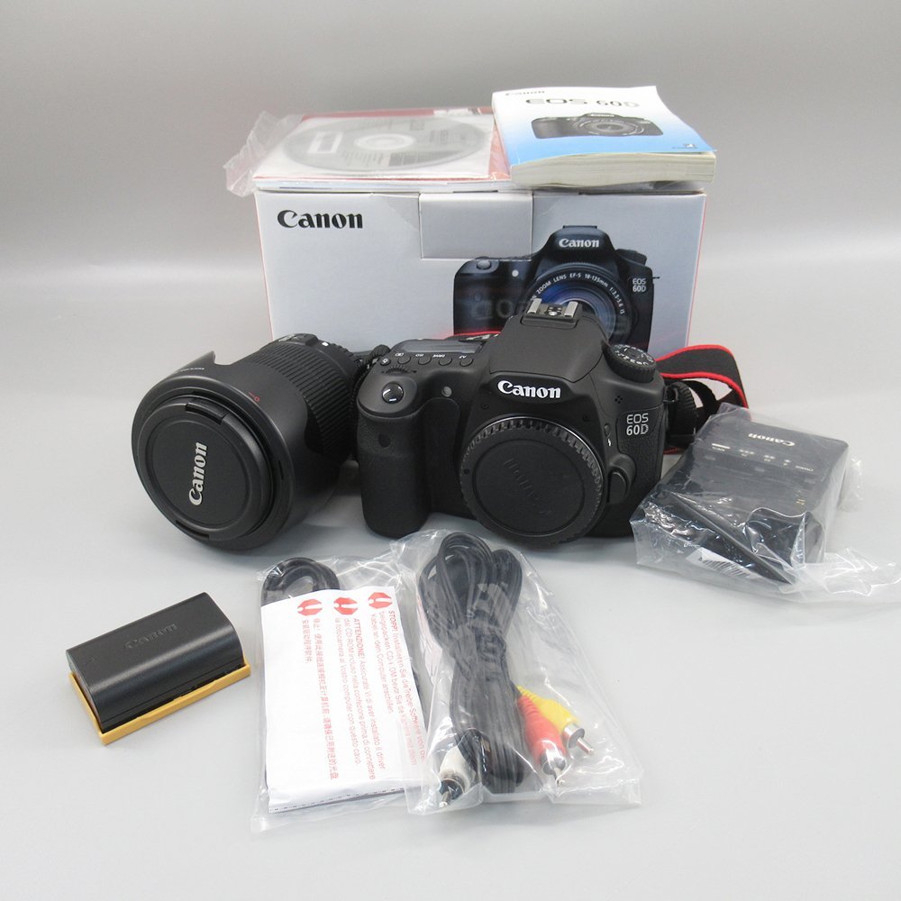 1円～ Canon キヤノン EOS 60D デジタル一眼レフ ミラーレス ※動作確認済 現状品 カメラ 324-2164365【O商品】