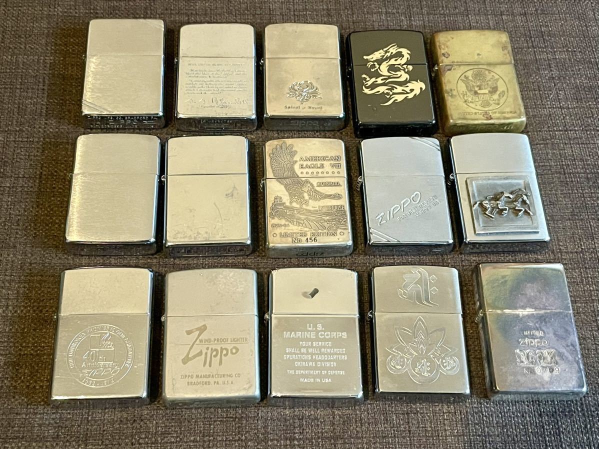 ZIPPO ジッポ 15個まとめて USED品 【公式通販】