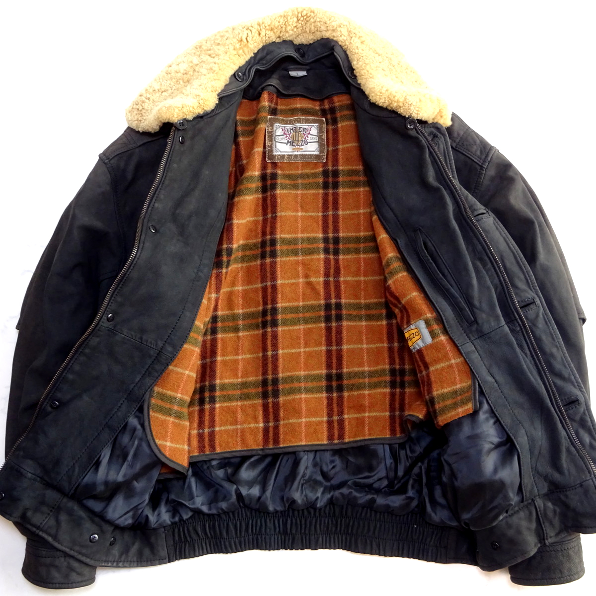 INTERMEZZO インターメッゾ フライトジャケットタイプ レザー羊革