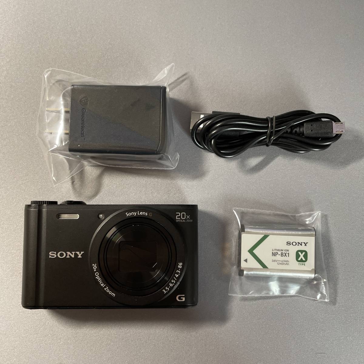 Sony ソニー デジカメ サイバーショット DSC-WX350 黒 ブラック 動作品
