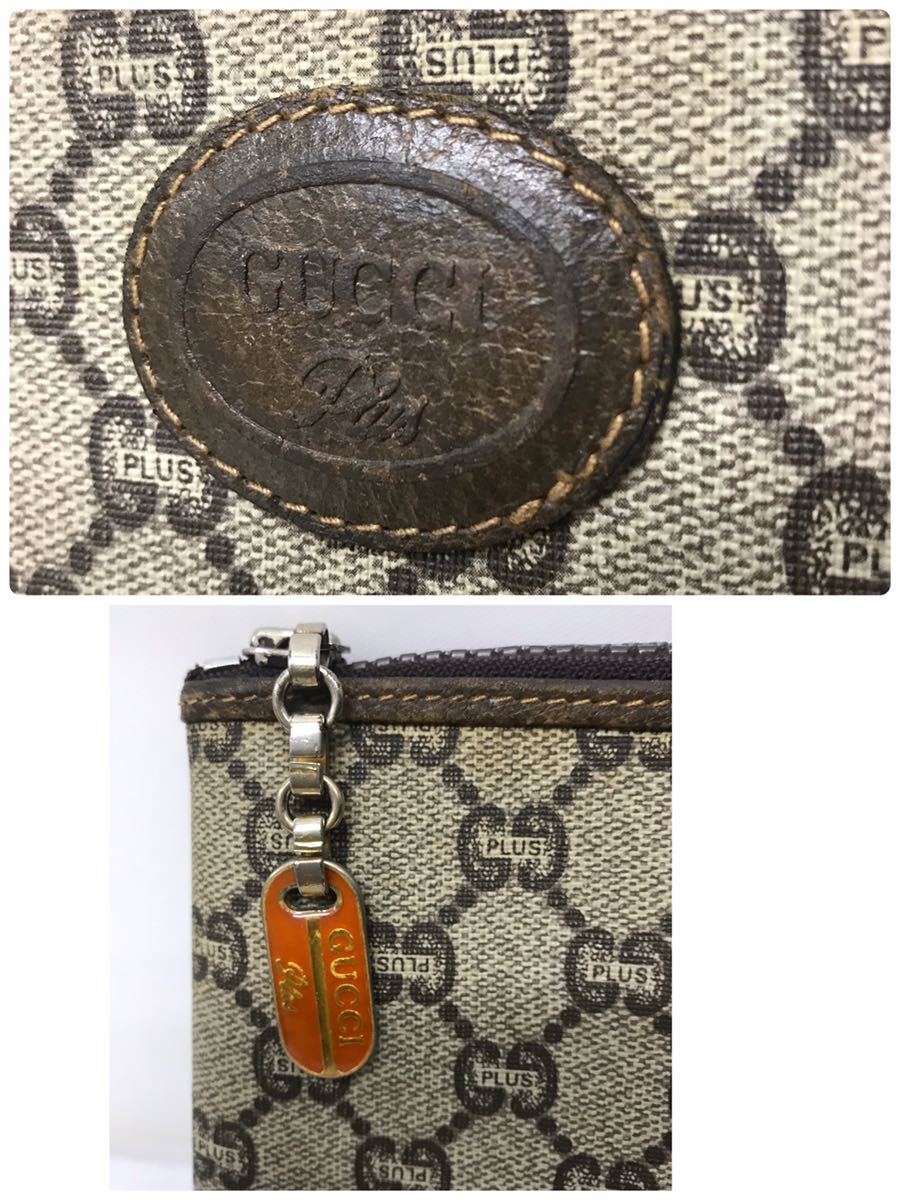 GUCCI クラッチバッグ グッチ セカンドバッグ プラス PVC ポーチ PLUS