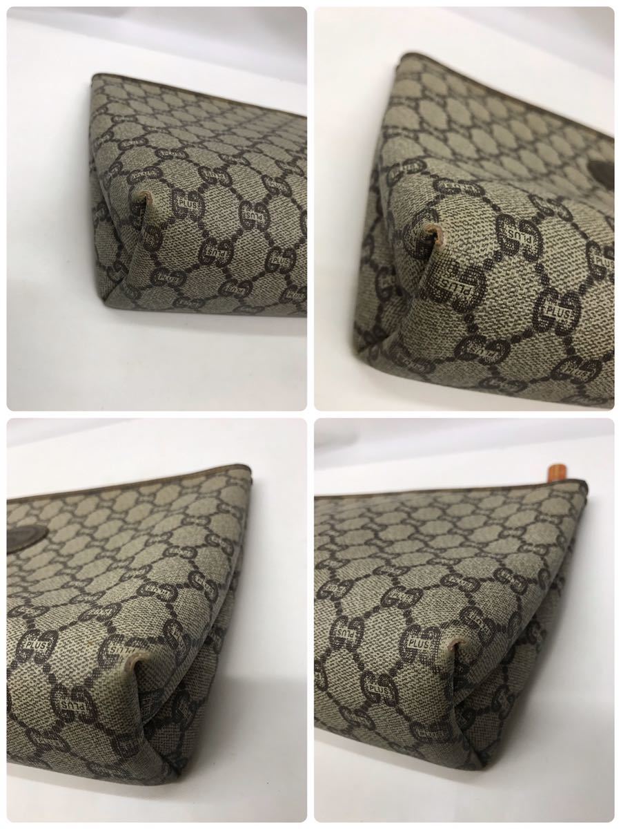GUCCI クラッチバッグ グッチ セカンドバッグ プラス PVC ポーチ PLUS