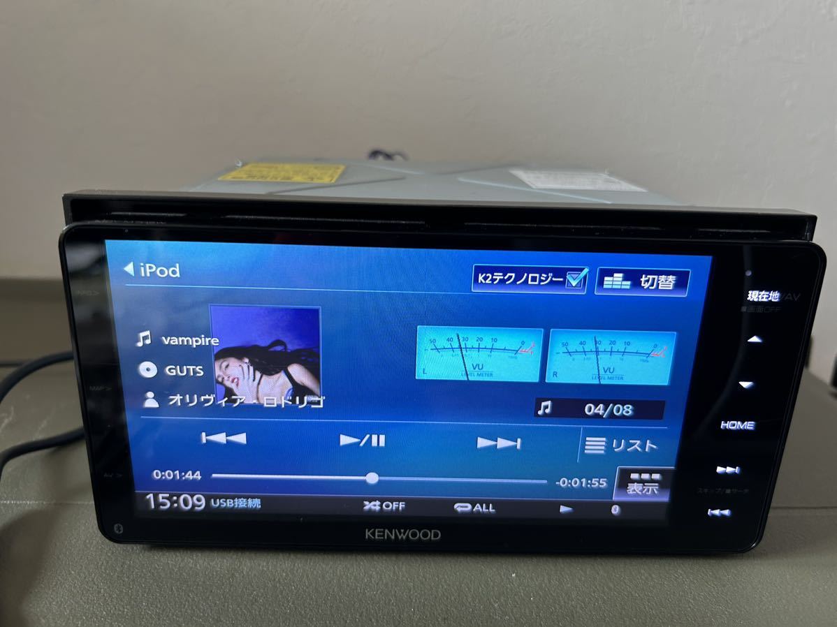 KENWOOD MDV-M705W 地デジ フルセグ Bluetooth ナビ 最新地図